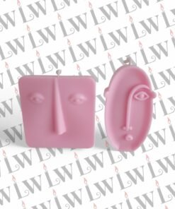 Espelma de cera de soja decorativa model B