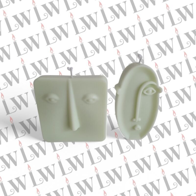 Espelma de cera de soja decorativa model B
