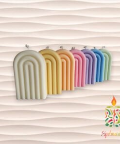 velas de soja arcoiris
