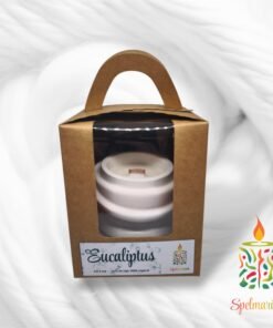 Alternative view of Espelma Eucaliptus – Envàs Espiral Artesanal